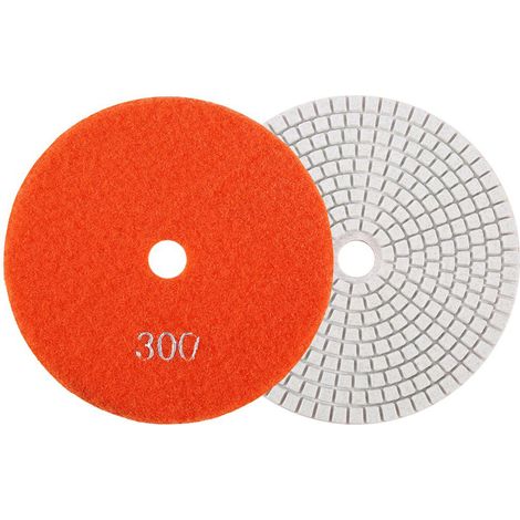 5'' Zoll 125 mm Nass-Diamantpolierscheiben Schleifscheiben für Granit Beton Marmor (300) (1/5)