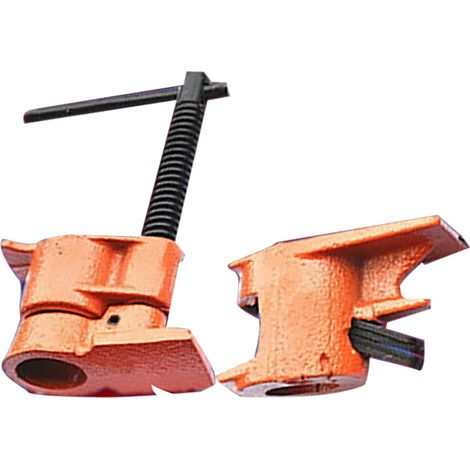 Serre-tubes pour le travail du bois, support vertical à manivelle, serre-panneaux, serre-tubes à fixation rapide robustes en fonte malléable allemande, serre-tubes standard. (1/5)