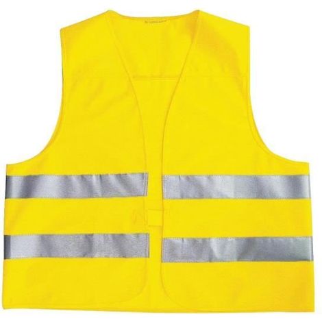 Gilet de sécurité pour adultes - Jaune (1/3)
