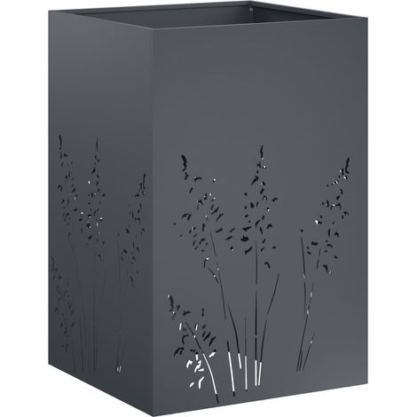 Vaso da giardino Antracite 50 x 50 x 75 cm vidaXL (1/5)