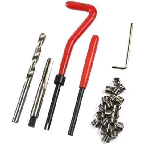 Kit de réparation de filetage M6 X 1.0 - 25 pièces, compatible avec filetages de 6 mm endommagés (1/3)