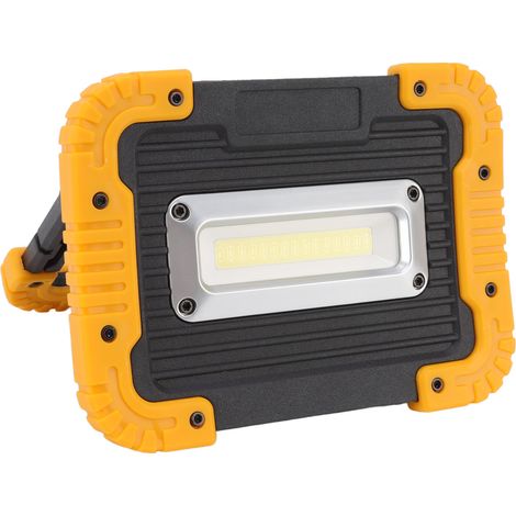 Wiederaufladbare, tragbare COB-Arbeitsleuchte mit USB-Anschluss, wasserdicht, mit Akku, für Reparaturen im Freien. (1/5)