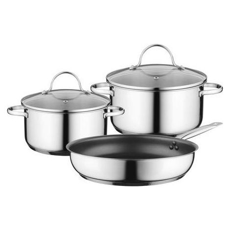 Batterie de cuisine 3 pièces inox - Berghoff - hez9se030