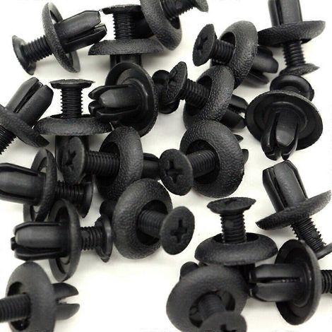 50 clips de fixation pour pare-chocs et ailes Mitsubishi Pajero Mini Lancer Evo 8 9 (1/5)