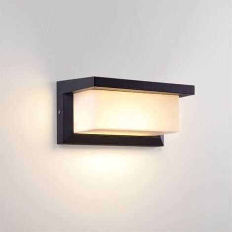 Applique Murale À LED Moderne Minimaliste IP65 Applique Murale Étanche Lampe D'escalier Couloir Mur de Chevet Créatif, Lumière Chaude Styles Multiples (1/5)
