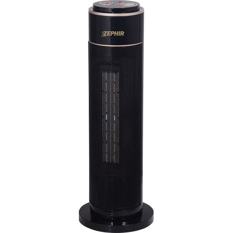 ZEPHIR Termoventilatore Torretta Ceramica Nero (1/2)