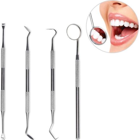 Kit d\\'hygienic dental professional - 4 pieces in stainless steel (1/3)