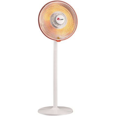 STUFA A PARABOLA CON PIANTANA mm 410 x 380 x h. 1070 - 500 / 1100 W