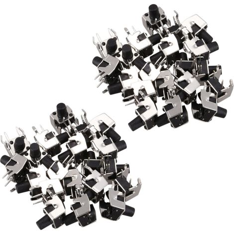 Adatto per 40 pulsanti tattili ad angolo retto a attivazione istantanea, di dimensioni 6 x 6 mm x 8 mm.