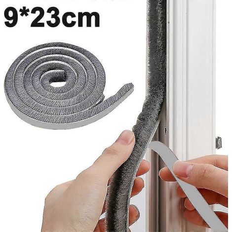 Bürstendichtungsstreifen, selbstklebender Türbodendichtungsstreifen, winddichter Dichtungsstreifen-923mm-Gray