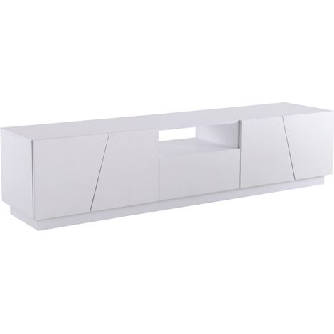 Mobile TV moderno da 170 cm in MDF bianco HOMVRA (1/5)