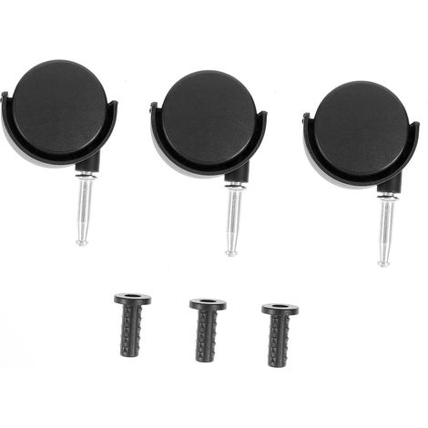 adaptées aux aspirateurs industriels lot de 3 roulettes (1/5)