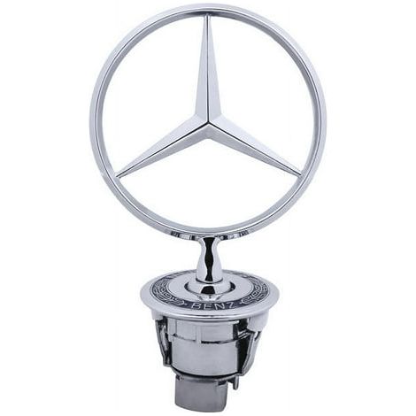 Logo Mercedes-Benz pour capot W124, W202, W203, W208, W210 / 44 mm (1/5)