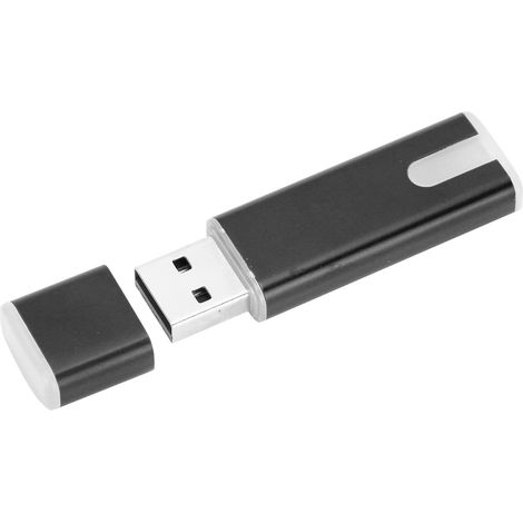 Clé USB U Disk 2.0, stockage portable, accessoires informatiques, noire, 64 Go