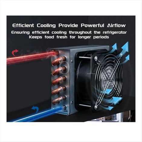Moteur Ventilateur Evaporateur Réfrigérateur - Compatible LG Kenmore - Remplacement EAU65058313 EAU63103001 ODM-056F-13 - 2 Pièces (1/5)