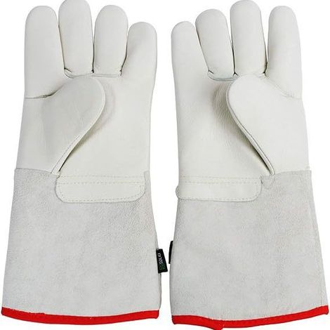 Gants résistants aux basses températures, protection contre les engelures, protection contre le froid, protection contre l'azote liquide, longueur 40 cm (1/4)