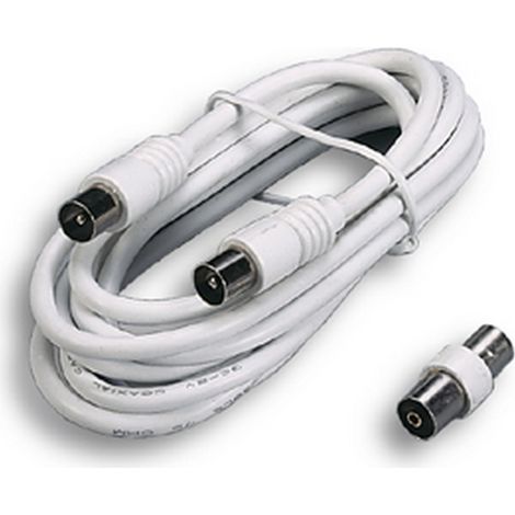 Fme art 31000 prolunga 2 ml tv televisione con adattatore presa-presa (1/2)