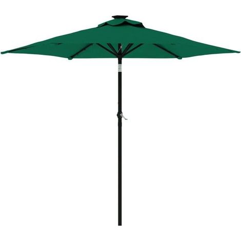 Paravent de jardin en acier vert, dimensions 225 x 225 x 212 cm (1/5)