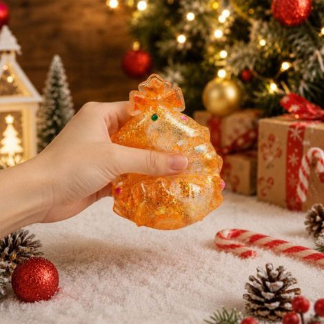 Sapin De Noël - Figurine Anti Stress En Mousse - Décoration Intérieure Et Cadeau Festif - Lot De 4 (1/5)