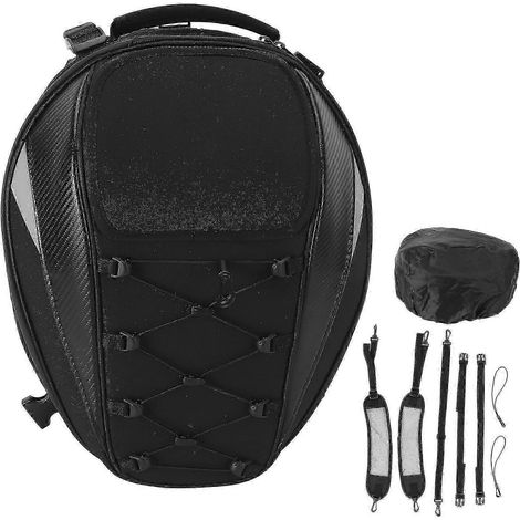 Sacoche de selle arrière pour moto 2024, sac à dos de grande capacité, imperméable et respirant, panneau dorsal universel (1/5)