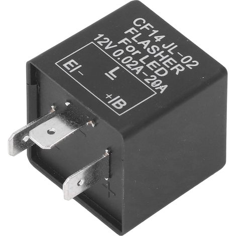 Relais Clignotant LED Réglable Vitesse Flash pour Voiture Moto Bateau 12V DC - Compatible Ampoules LED (1/5)