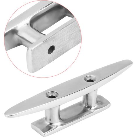 Taquet de bateau en acier inoxydable 4 pouces pour amarrage de pont de quai de yacht marin (1/5)