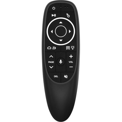 KINZON Pro Smart Remote Control G10S - Sprachgesteuerte Air Mouse mit Gyroskop, 2,4G Wireless, Universalfernbedienung für Fernseher, Set-Top-Box, Projektor, Smart Home, Plug and Play (2 Stück) (1/4)