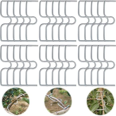30Pcs Fruit Tree Branch Spreader, Fruit Branch Holder, Metal Branch Clips for Garden Branches, for Spreading and Stretching Fruit Tree Branches