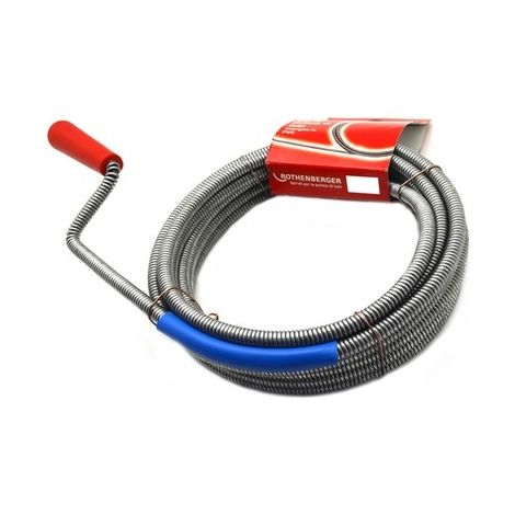 DISOTTURATORE STURATUBI SPIRALE CON MANOVELLA Misura: mt 7,50 x 9 mm