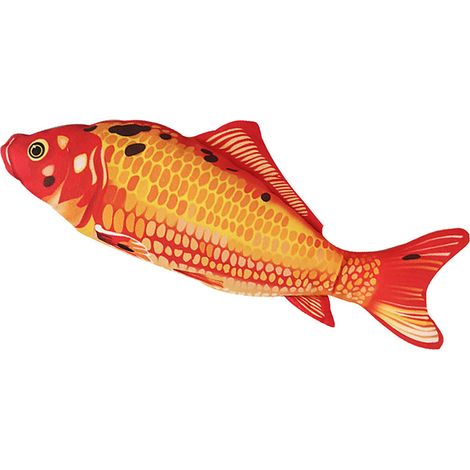 Poisson électrique en peluche pour chat, jouet pour animaux de compagnie rechargeable, qui bouge, remue et saute automatiquement. (1/4)