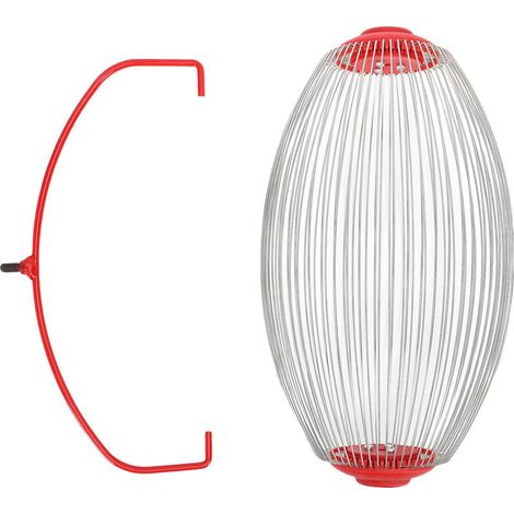 Collecteur de noix en acier inoxydable, collecteur de fil, rouleau supérieur de fruits pour boule de jouet, glands, noix de pécan L 32.5x18cm / 12.8x7.1in (1/5)