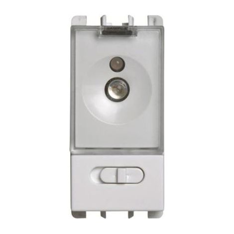 Urmet Simon Nea Torcia elettronica estraibile d'emergenza a 1 modulo bianco - 10297.B