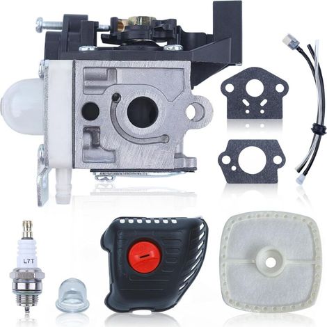 Kit di riparazione carburatore per tosaerba Echo SRM-225 PAS 225 GT225 GT-225 SRM225 PE225 PE-225 PAS225, con coperchio tubo olio + candela, codice articolo RB-K93 A021001690