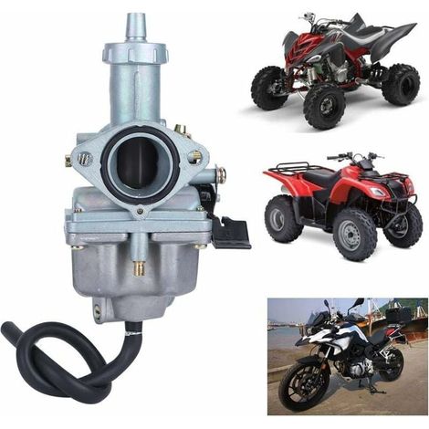 Carburatore per moto Ulisem, carburatore in lega di alluminio PZ26 da 26 mm/1 pollice adatto per 125 cc 140 cc 150 cc PIT PRO Bike Trail Bike Dirt Bike Quad ATV UTV (1/4)