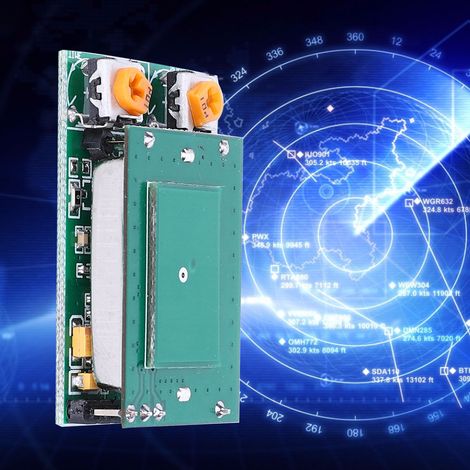 5,8-GHz-Mikrowellenradar-Bewegungsmelder, DC5V-Schaltmodul mit hoher Störfestigkeit, Modell HFS DC06. (1/5)