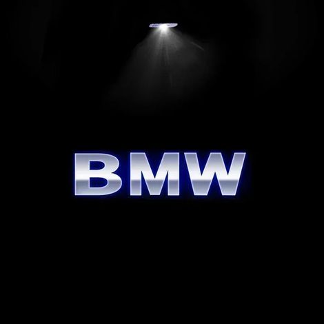 (BMW - 2 pièces) Convient aux BMW M X3 X5 X6. 2 pièces. Logo lumineux pour portières de voiture. Accessoire compatible avec BMW X1 X3 F25 M3 X2 E90 E91 E60 X5 X6 X7 E84 E83 E70 G30 G38 M. Bienvenue (1/4)