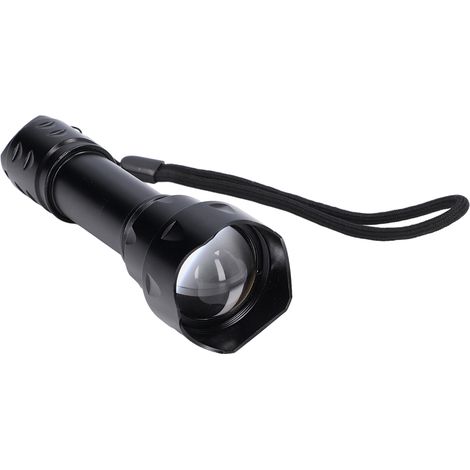 Lampe Torche LED Zoom Telescopique 5000 Lumens, Imperméable IP65, Design Élégant, Fonction de Protection, Poche Extensible (1/5)