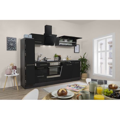Cucina blocco cucina blocco cucina rovere nero Amanda 250 cm Respecta Premium (1/5)
