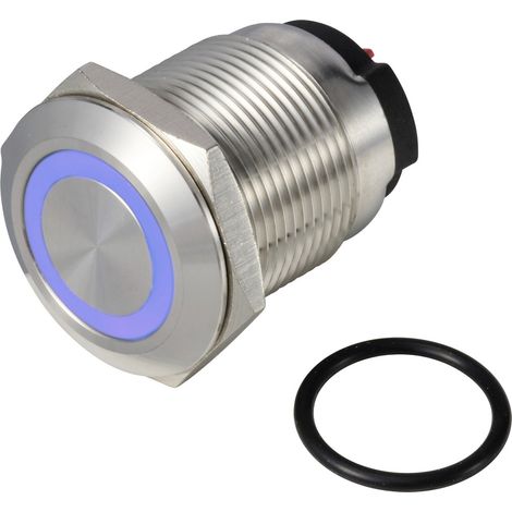 TRU COMPONENTS TC-13224204 ONPOW6319F-10E/Q/B/12V/S Drucktaster 36 V DC/AC 2 A 1 x Aus/(Ein) tastend (1/3)