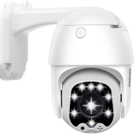 Caméra de sécurité à domicile Caméra IP 5MP 4G Wifi sécurité extérieure PTZ caméra de vidéosurveillance Zoom optique 5X 1080P HD caméra de Surveillance sans fil H.265 ( Size : 1 , Color : UPGRADE5MP (1/5)