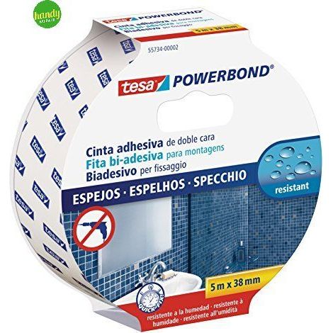 Nastro biadesivo Tesa per bagno o cucina 38 mm x 5 mt
