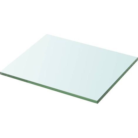 Maison Exclusive - Regalböden 2 Stk. Glas Transparent 20x20 cm (1/4)