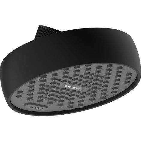 Hansgrohe Activera S - Douche de tête, diamètre 9 cm, 2 jets, EcoSmart+, noir mat 28062670 (1/4)