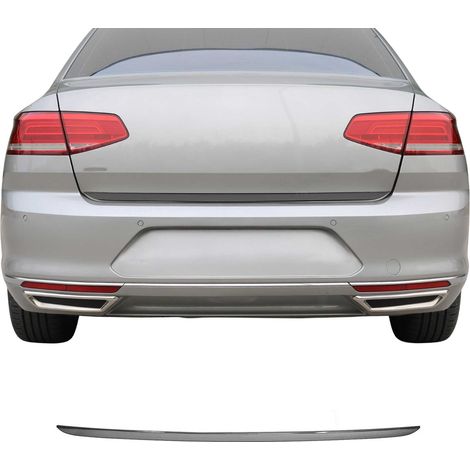Garniture de Hayon Coffre pour VW Passat B8 2015-2021 Berline acier inox foncé (1/5)