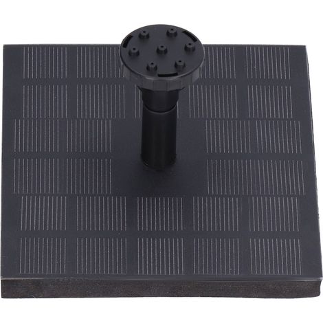 Pompe à eau solaire flottante 7V 1.4W pour fontaine de jardin extérieure