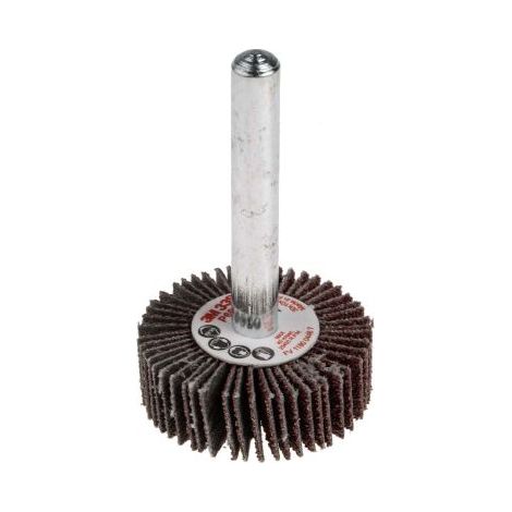 Meule abrasive, Dia. 30mm 3M, grain P60, Oxyde d'aluminium, 25400tr/min ( Prix pour Boîte de 10 )