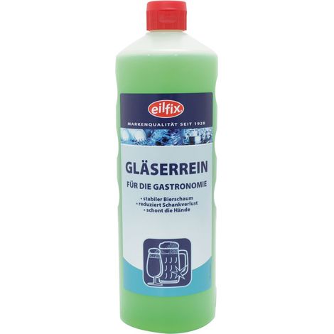 Gläser Reiniger - Eilfix, für die hygienische, manuelle Gläserreinigung.