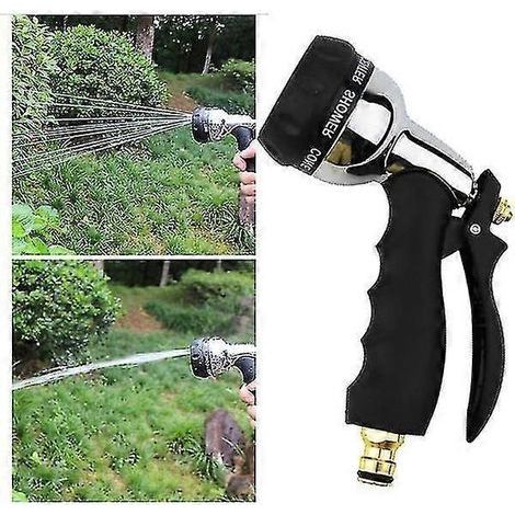 High Pressure Water Spray Gun Metal Nozzle Car Garden Lawn Wash Hose Pipe