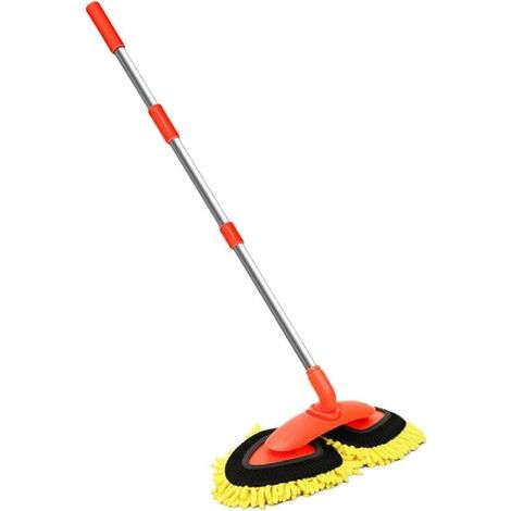 Autowaschbürste – Fahrzeugreinigungsbürste – Autoreinigung – Verstellbarer Teleskopstiel – 110 cm – Einzigartiges Modell (1/5)