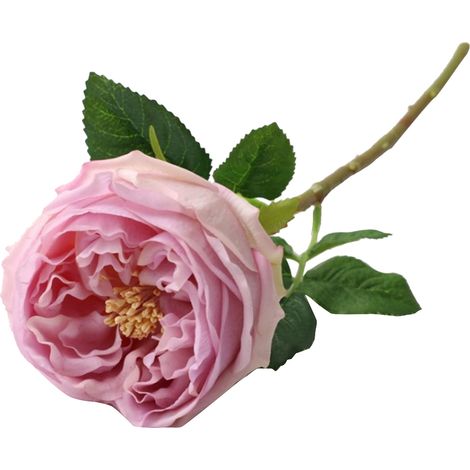 Rose Artificielle Tige Longue En Soie Pour Décoration Mariage Fête Maison Lot De 12 (1/2)